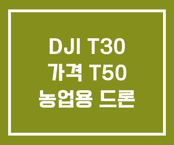 DJI T30 가격 T50 농업용 드론 DJI T30 가격 T50 농업용 드론