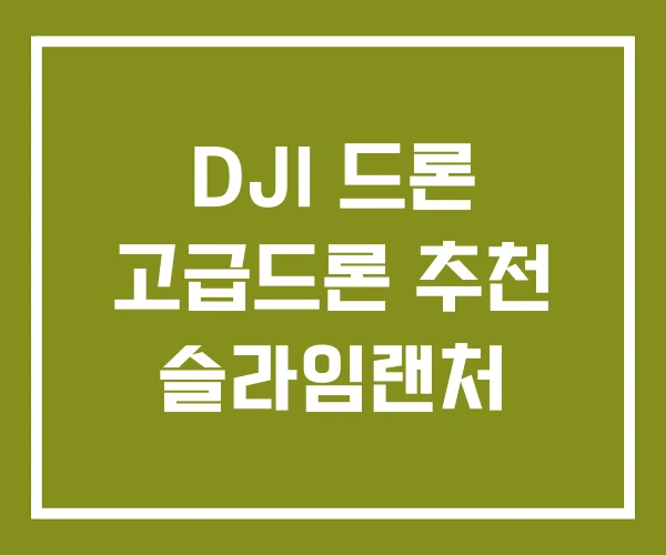 DJI 드론 고급드론 추천 슬라임랜처 DJI 드론 고급드론 추천 슬라임랜처