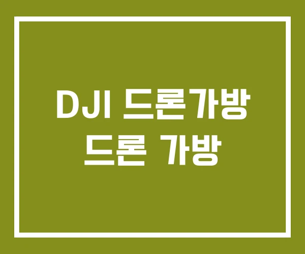 DJI 드론가방 드론 가방 DJI 드론가방 드론 가방