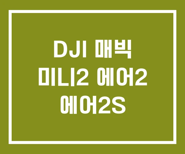 DJI 매빅 미니2 에어2 에어2S DJI 매빅 미니2 에어2 에어2S