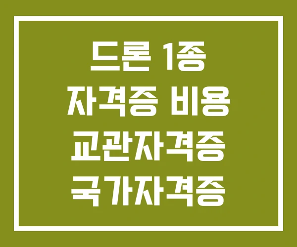 드론 1종 자격증 비용 교관자격증 국가자격증 드론 1종 자격증 비용 교관자격증 국가자격증