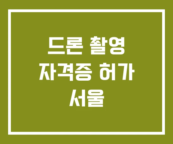 드론 촬영 자격증 허가 서울 드론 촬영 자격증 허가 서울
