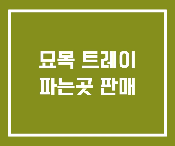 묘목 트레이 파는곳 판매 묘목 트레이 파는곳 판매