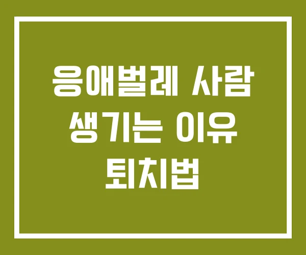 응애벌레 사람 생기는 이유 퇴치법 응애벌레 사람 생기는 이유 퇴치법