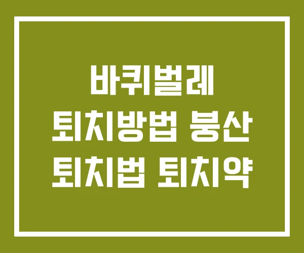 바퀴벌레 퇴치방법 붕산 퇴치법 퇴치약 바퀴벌레 퇴치방법 붕산 퇴치법 퇴치약