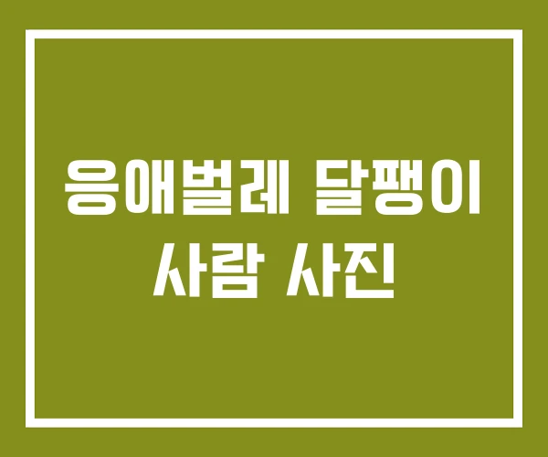 응애벌레 달팽이 사람 사진