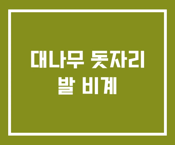 대나무 돗자리 발 비계